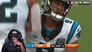 CHIEFS FAN REACTS TO Carolina Panthers vs Denver Broncos Game Highlights [upl. by Nycila]