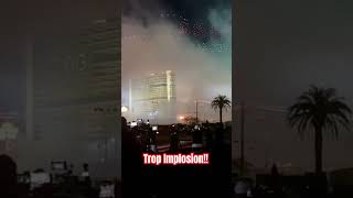 Tropicana Las Vegas Implosion [upl. by Cassandre]