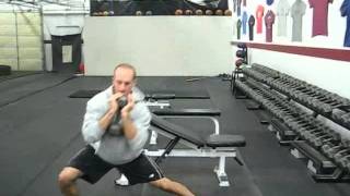 EricCresseycom Dumbbell Goblet Lateral Lunges [upl. by Akienat]