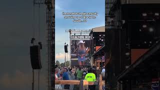 Hawk Tuah Girl Haley Welch gets the silent treatment at country festival [upl. by Kwarteng]