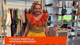 ARTESANOS ARAUCANOS PARTICIPARON EN LA EXPOARTESANIA EN MIAMI EN ESTADOS UNIDOS [upl. by Karil]