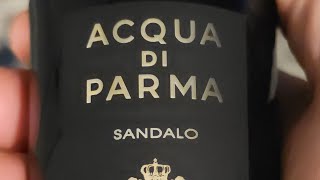 Acqua di Parma Sandalo eau de parfum is my scent of the day Whats yours  Fragrance SOTD [upl. by Bekelja]