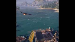 AC ODYSSEY  Greece Argolis Wetlands of the Hydra Nauplia Harbor shorts greece [upl. by Aymahs963]