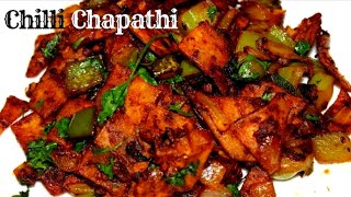 Chilli Chapathi in Tamil  சில்லி சப்பாத்தி  Easy Lunch box recipe in Tamil [upl. by Feirahs]