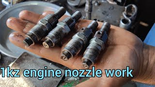 how to Toyota 1kz te engine nozzle reparing [upl. by Aihcsrop]