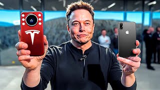 Elon Musk quotTeslas New Pi Phone Beats iPhone 16 in EVERY WAYquot [upl. by Aeki431]