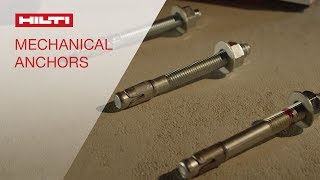 REVIEW of the Hilti anchor portfolio  KWIK BOLT® anchors [upl. by Ecidnac994]