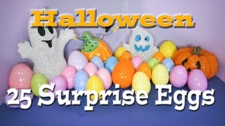 The Assistant opens 25 Mystery Surprise Eggs with Scooby Doo Toys [upl. by Noxas]