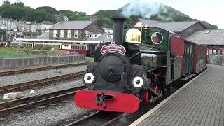 Ffestiniog Railway in Porthmadog  Rangeren in Porthmadog [upl. by Swamy]