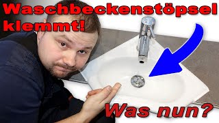 Waschbecken Stopfen geht nicht mehr hoch Was nun [upl. by Jennette879]