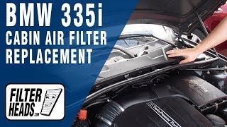 How to Replace Cabin Air Filter 2011 BMW 335i [upl. by Tonnie]