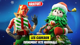 LES CADEAUX DE NOEL SONT ARRIVES SUR FORTNITE  FORTNITE FETE HIVERNALE 2023 [upl. by Marucci409]