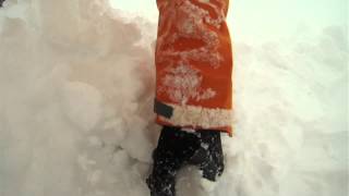 Avalanche search  shallow digging [upl. by Solohcin]