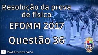 EFOMM 2017  Física  Questão 36 [upl. by Turpin456]