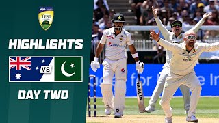 Australia v Pakistan 202324  Second Test  Day 2 [upl. by Rosemare330]