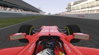 Assetto Corsa race setup Hot lap sf70h gp Nurburgring [upl. by Eecyac]