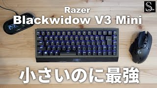 【これぞ完成形】Razer新作65キーボードが小さいのに使いやすすぎる！！  Blackwidow V3 Mini Hyperspeed [upl. by Constancia127]