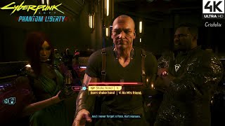 CYBERPUNK 2077 PHANTOM LIBERTY WALKTHROUGH 4K HDR  YOU KNOW MY NAME HARD DIFFICULTY [upl. by Einaeg432]