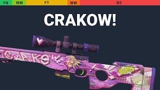 AWP Crakow  Skin Float And Wear Preview [upl. by Jamima]