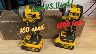 Dewalt DCF809 VS DCF850 Impact Drivers  Is it worth buying a used Impact Driver [upl. by Anivle82]