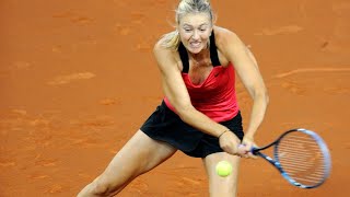 Sharapova vs Kvitova ● 2012 Stuttgart SF Highlights [upl. by Shepp]