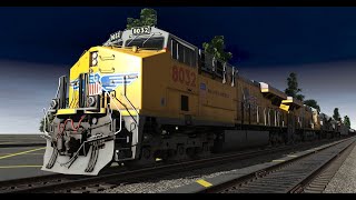 Trainz 2022 UP C45ACCTE 8032 Drive [upl. by Kyte13]