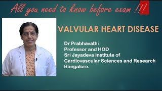 Valvular Heart Disease All you need to know for exam DR PRABHAVATHI JAYADEVA 28th April 2021 [upl. by Saberio284]