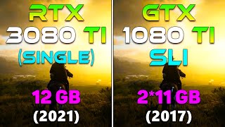 RTX 3080 Ti 12GB Single vs GTX 1080 Ti SLI 211GB  Tested in 4K [upl. by Ainesey]