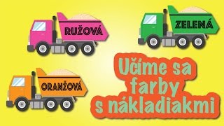 Učenie farieb Učíme sa farby s nákladiakmi [upl. by Nguyen730]