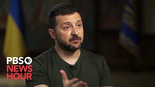 WATCH Zelenskyy compares West’s response to Israel and Ukraine wars [upl. by Hsirrap362]