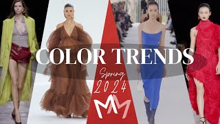 SpringSummer 2024 Fashion Color Trends [upl. by Selry646]