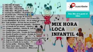 MIX HORA LOCA INFANTIL 4 LO NUEVO 2024 PENINSULINO MIX [upl. by Gustafson]