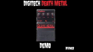 Digitech Death Metal Pedal Demo [upl. by Woodhouse]