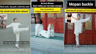 Back pain leg pain buttocks pain  Exercise Arm Strength and Waist Strength  Martial Arts Taichi [upl. by Colleen]