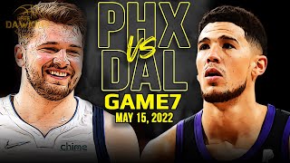 Phoenix Suns vs Dallas Mavericks Game 7 Full Highlights  2022 WCSF  FreeDawkins [upl. by Venterea]