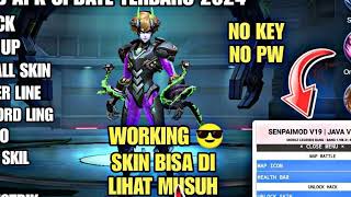 CHEAT Ml TERBARU 2024 MOD UNLOCK ALL SKIN MOBILE LEGENDS ANTI BANNED NO PASSWORD [upl. by Anilesor]