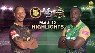 Sylhet Sunrisers vs Minister Group Dhaka  10th Match  Highlights  Season 8  BBPL 2022 [upl. by Suiradel299]