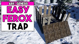 Ark Genesis How To Build A Ferox Trap [upl. by Anuaik]