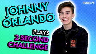 Johnny Orlando Takes On The 2 Second Challenge  TigerBeat TV [upl. by Stoll]