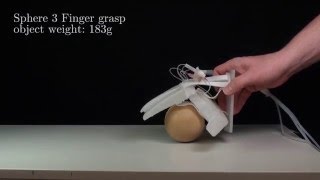 A novel type of compliant underactuated robotic hand for dexterous grasping 2 [upl. by Aitnohs]