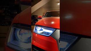 Audi Q3 headlight upgraded  Stock projector changed with bi led laser projector  Carplanet112 [upl. by Dnarud]