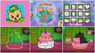 🎮 BIMI BOO Toddler Puzzle Games For Kids  Part 1  Sweets [upl. by Odel]