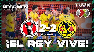 HIGHLIGHTS  Tijuana 2 23 2 América  Liga Mx AP2024  PLAYIN  TUDN [upl. by Lamond]