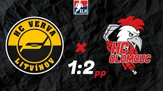 TIPSPORT EXTRALIGA 25Kolo  HC VERVA Litvínov 12pp HC Olomouc  8122023 [upl. by O'Conner8]