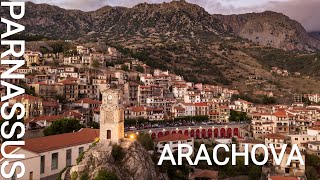 Arachova – Parnassus  Greece 4K [upl. by Junius]