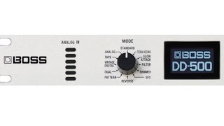 Boss DD 500 Rack Delay [upl. by Mureil]