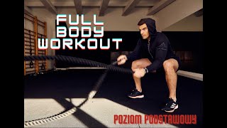 Full Body Workout  poziom podstawowy  bez sprzętu [upl. by Ahseela]