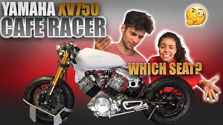 YAMAHA VIRAGO XV750 CAFERACER TIME LAPSE SEAT BRACKET FABRICATION EP 6 [upl. by Griffis]