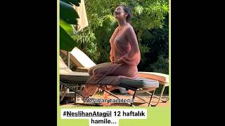 Neslihan Atagül 12 haftalık hamile✨️👶🏻neslihanatagul karasevda kesfet fyp dizi series 4k [upl. by Aleahc]