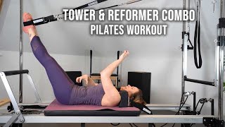 Tower amp Reformer Workout  Pilates Reformer [upl. by Rett]